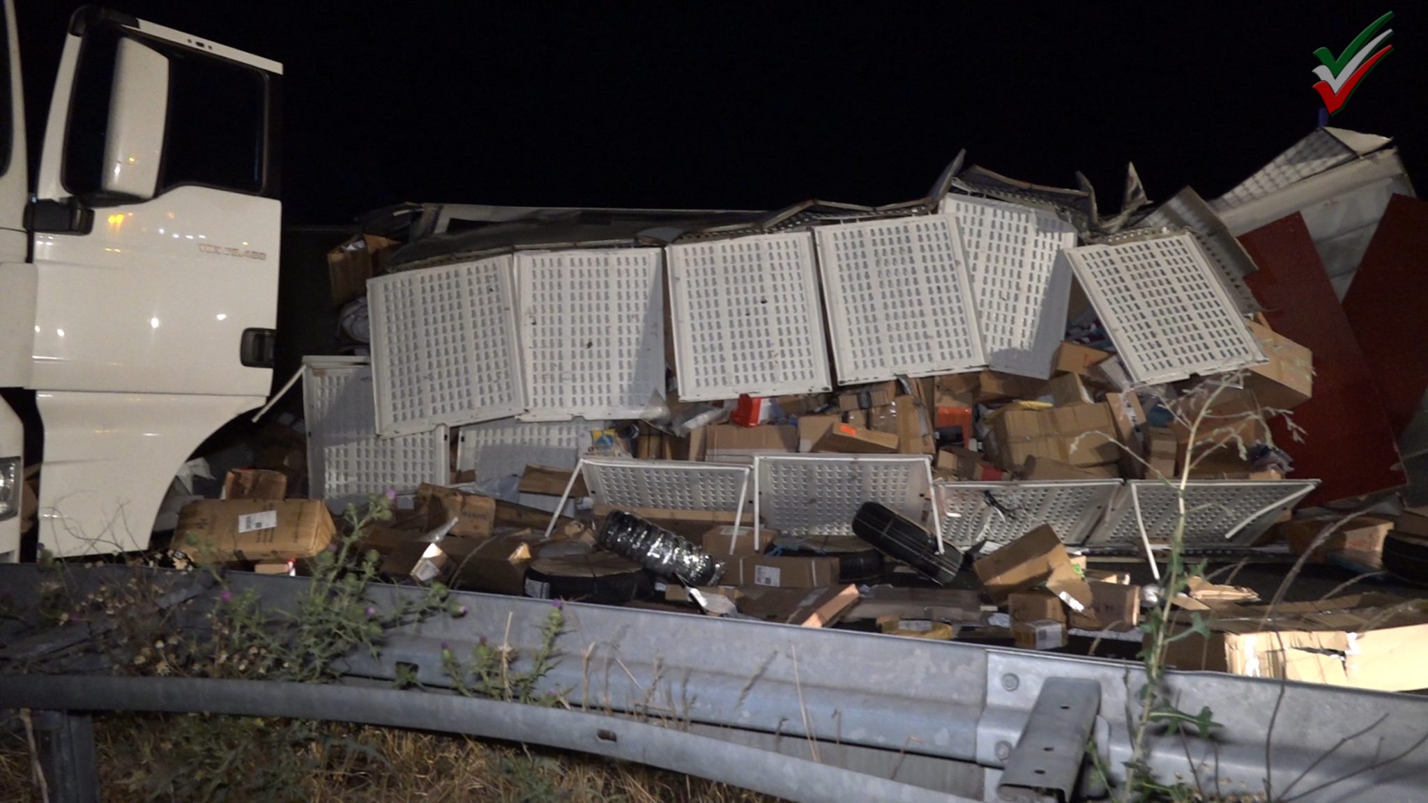 LKW-Unfall bei Lichtendorf – A1 bis zum frühen Morgen gesperrt