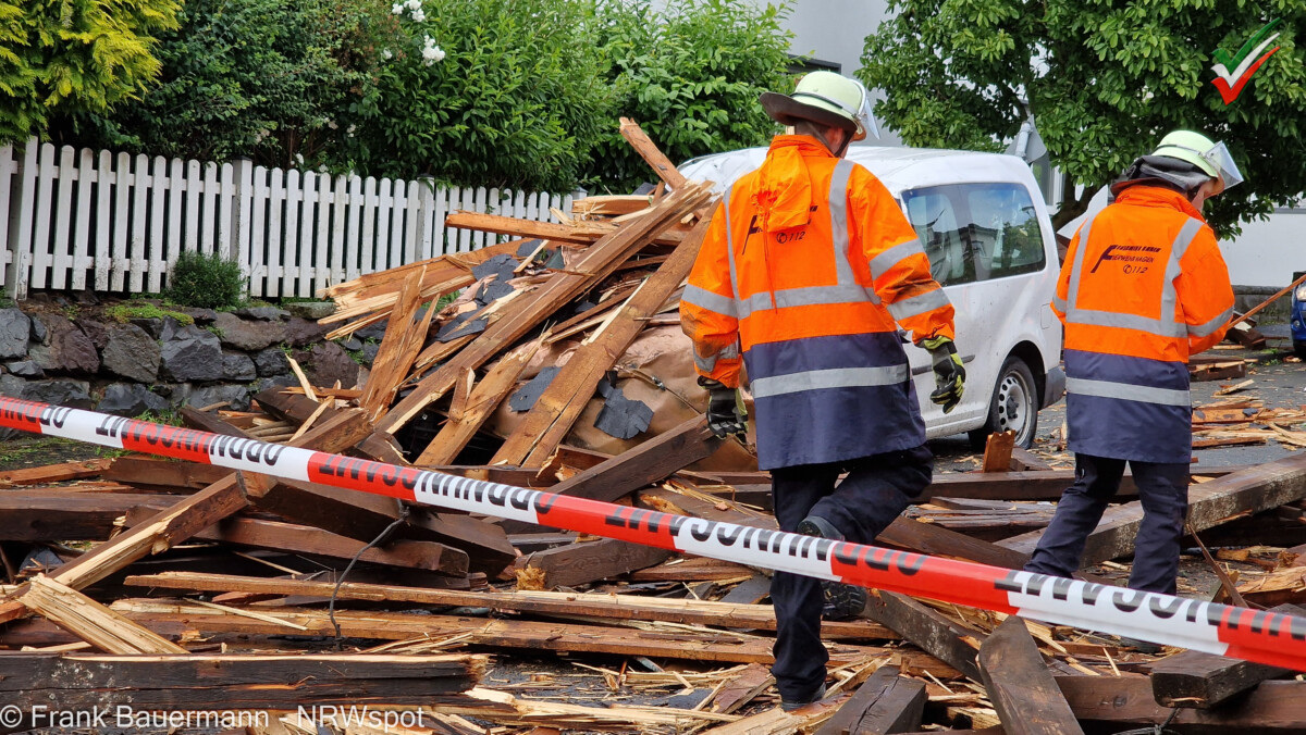 Tornado in Hagen hinterlässt Spur der Verwüstung