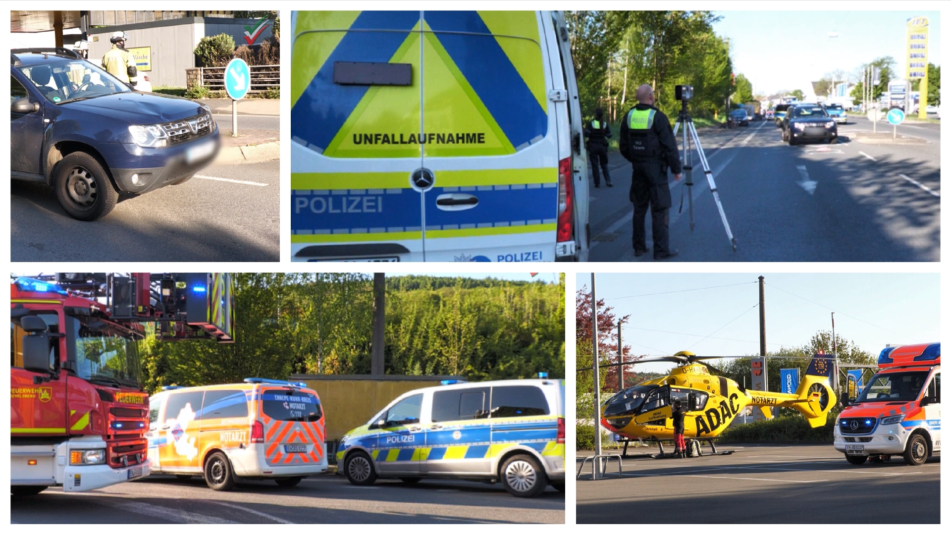 🚨 Verkehrsunfall in Gevelsberg: Fußgängerin schwer verletzt – RTH D-HXAB im Einsatz