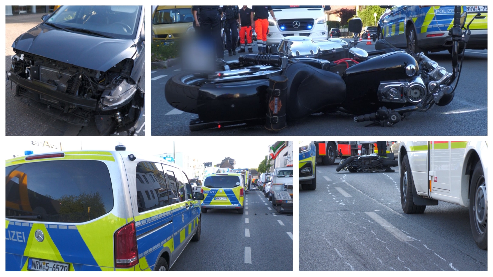🚨 Schwerer Motorradunfall in Haspe – Harley-Fahrer schwer verletzt 🏍️🚑