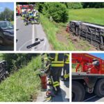🚨 Schwerer Unfall zwischen Linienbus und Transporter – 10 Verletzte nach Busabsturz