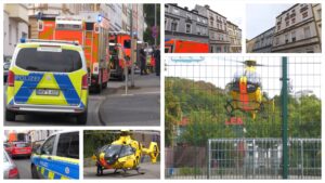 🚨 Schock in Hagen: Kleinkind stürzt aus dritter Etage – Rettungshubschrauber im Einsatz 🚁