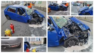 đ¨ Schwerer Verkehrsunfall – PKW kracht beim Ausweichen vor Hauswand – Zwei Verletzte