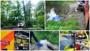 2026 06 24 – Die Kaulquappen-Retter: FF LG43 Löschgruppe Tücking füllt Tümpel mit Wasser auf