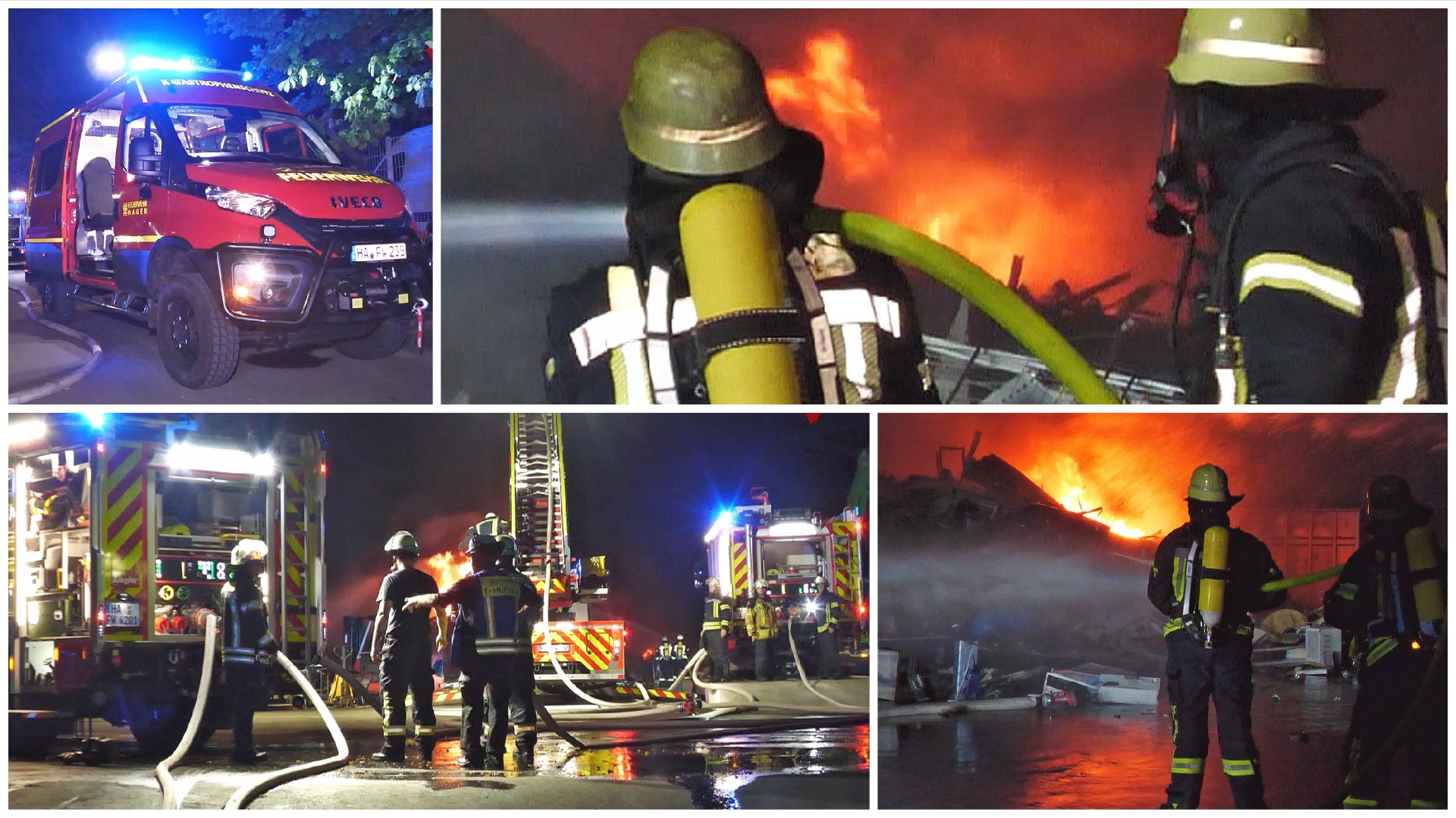 2026 06 28 🔥🚨 Feuerwehrgroßeinsatz in Glutnacht – Schrotthaufen brennt in voller Ausdehnung – NINA WarnApp